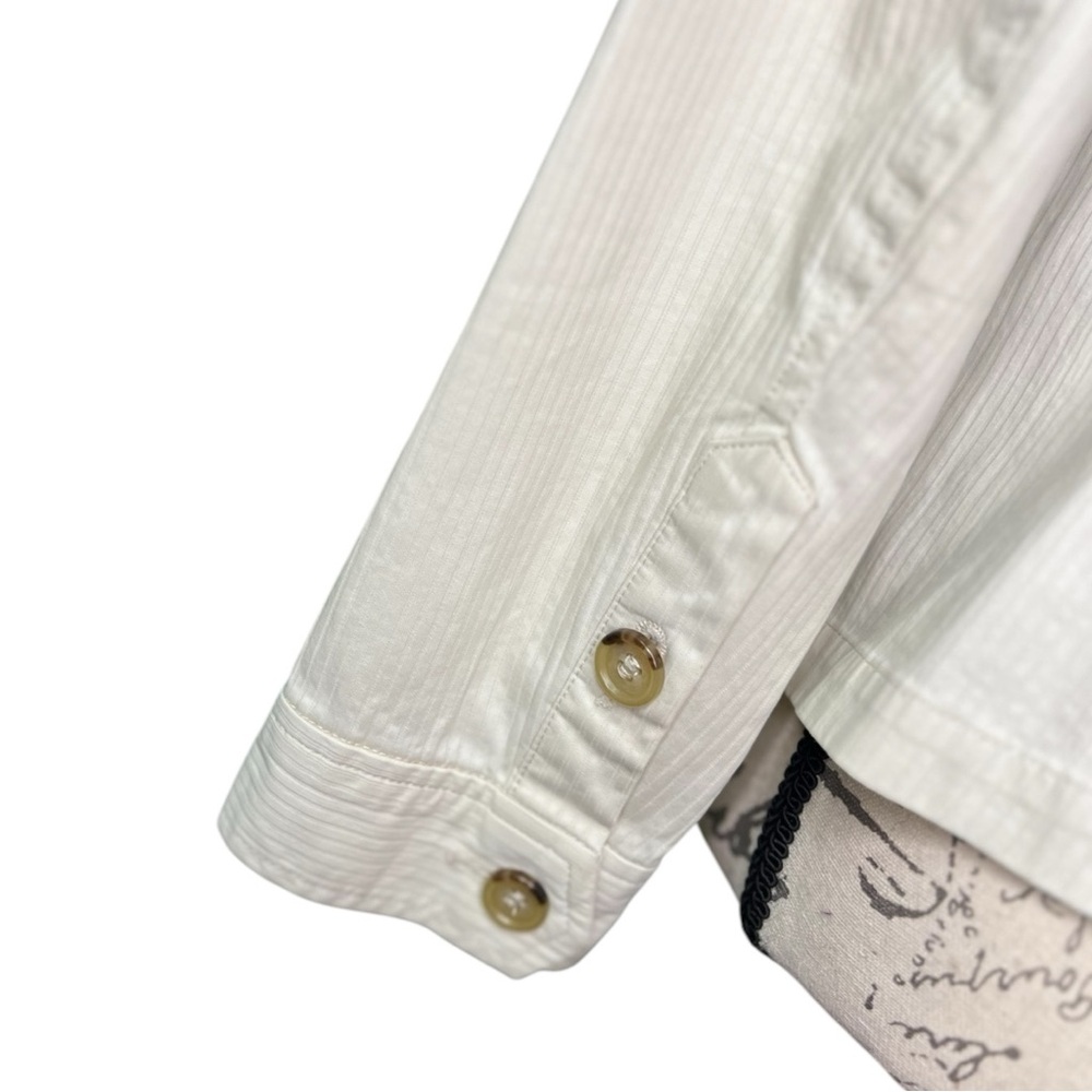 TALBOTS White Button Down Jacket for Women Size 4P - Picture 14 of 16